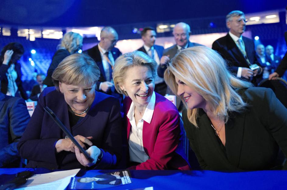 Angela Merlek, Donal Tusk, Kolinda Grabar Kitarović, Ursula von der Leyen