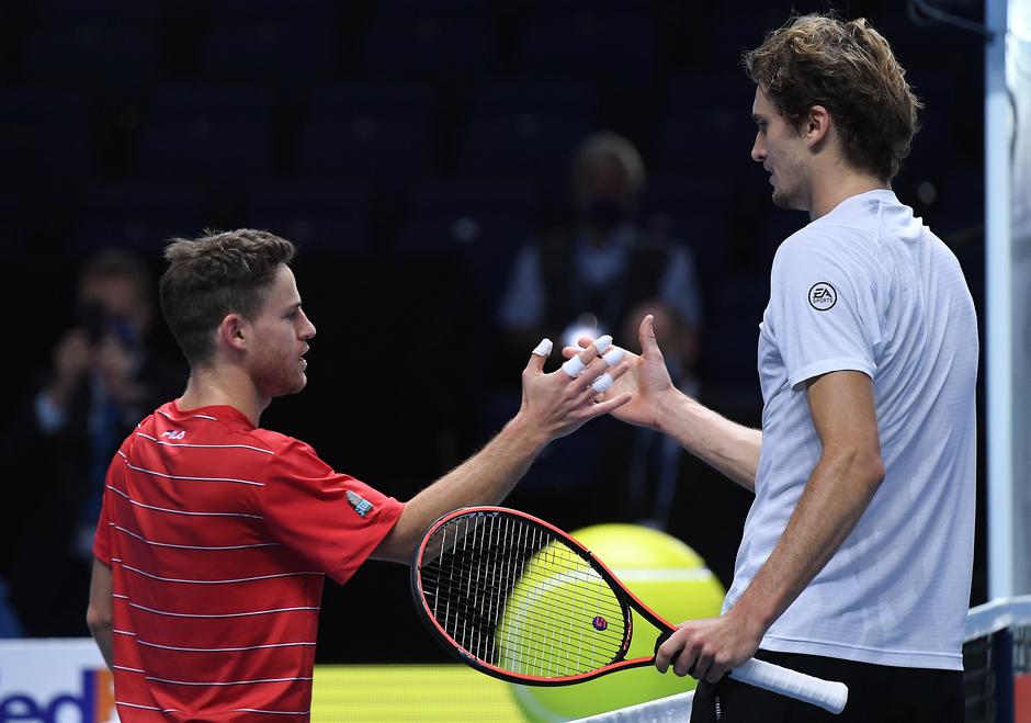 Diego Schwartzman Alexander Zverev | Avtor: Epa