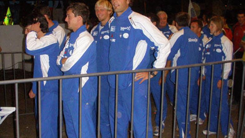 Slovenski kajakaši in kanuisti so bili na odprtju svetovnega prvenstva v Brazili