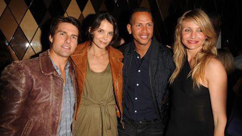 Zakonca Tom Cruise in Katie Holmes ter morebitna ljubimca Alex Rodriguez in Came