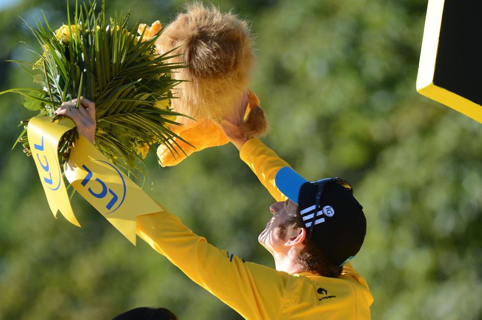 Bradley Wiggins Tour dirka po Franciji zmagovalec