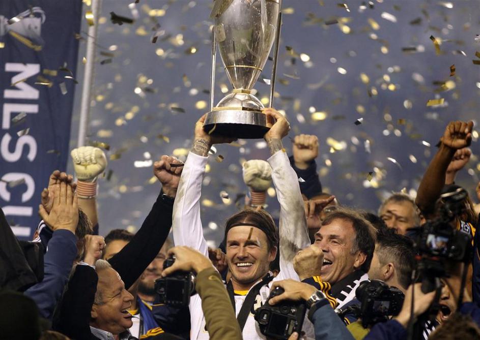 beckham los angeles galaxy mls prvak