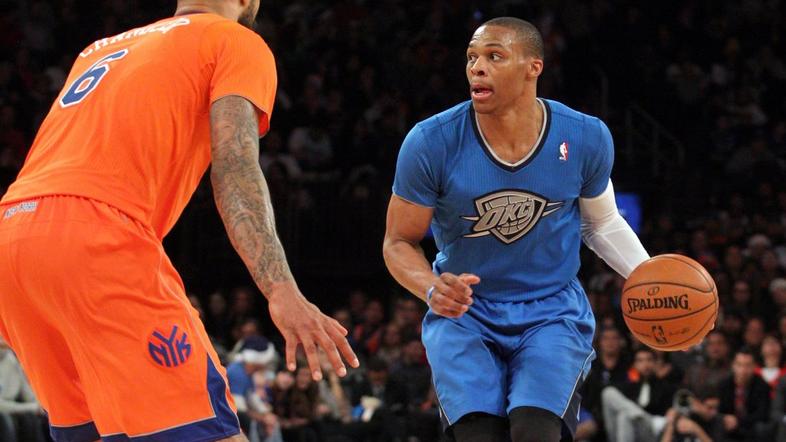 Tyson Chandler Russell Westbrook New York Knicks Oklahoma City Thunder