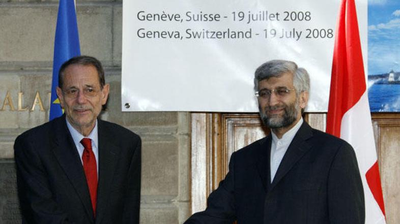 Solana in Džalili sta se sestala za zaprtimi vrati.