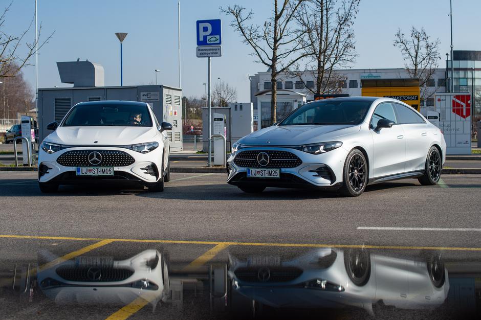 Primerjava: Mercedes-Benz CLA, hibrid in elektrika | Avtor: Anže Petkovšek