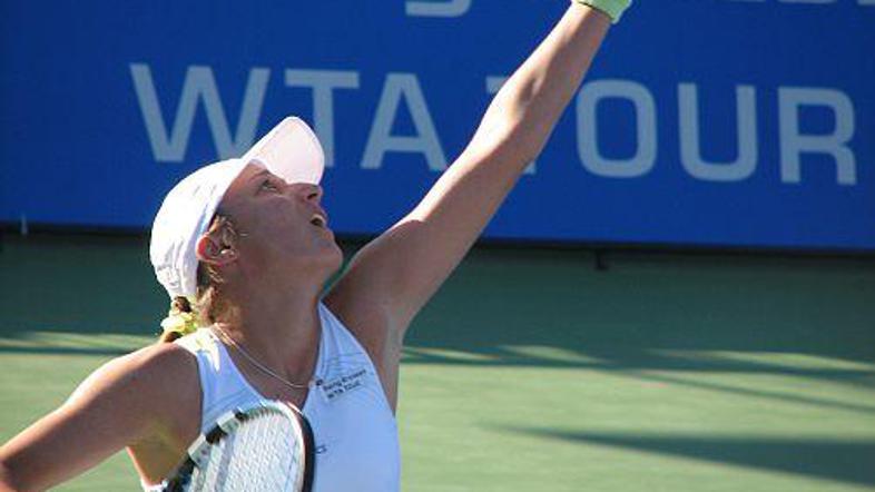 Katarina Srebotnik ima priložnost za prvo slovensko zmago v Portorožu.