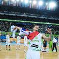 Nachbar zastava Slovenija Ukrajina EuroBasket Stožice Ljubljana