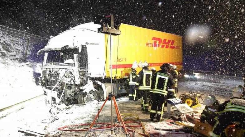 Prvoaprilski sneg v Nemčiji