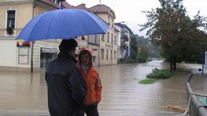 Do Laškega, v katerem bo po prvih ocenah za okoli deset milijonov evrov škode, s