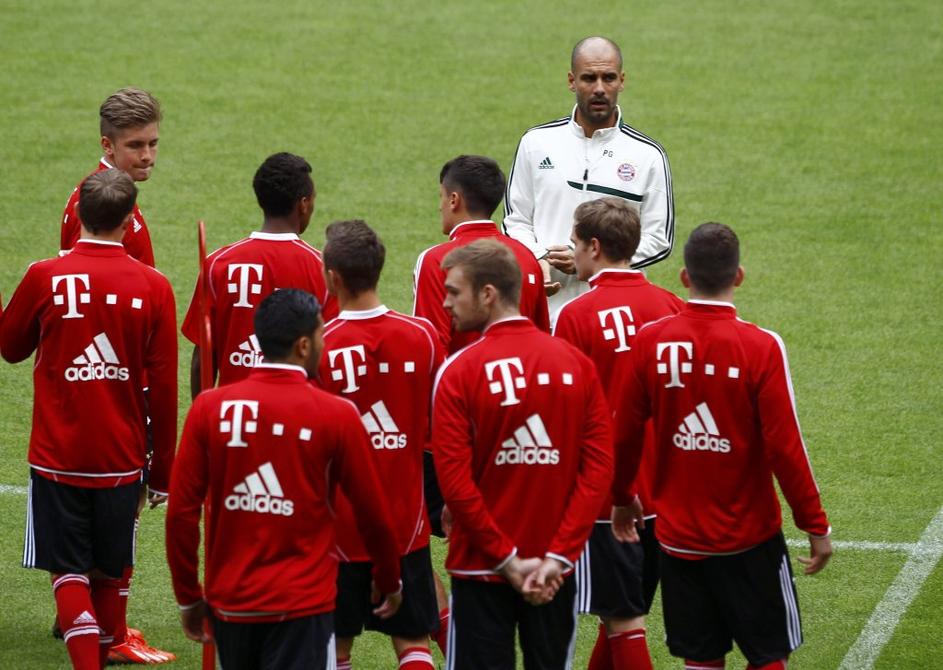 Bayern München (trening) Pep Guardiola