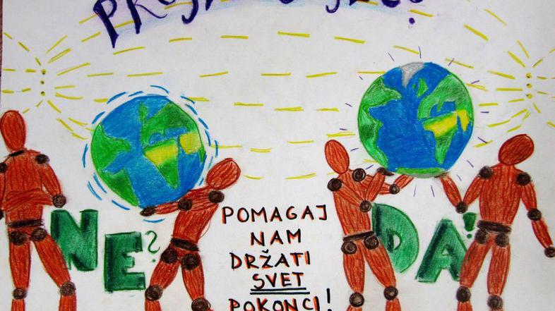 Zmagovalni plakat Zale Indire Ficko Hašaj (Foto: DRPD Novo mesto)