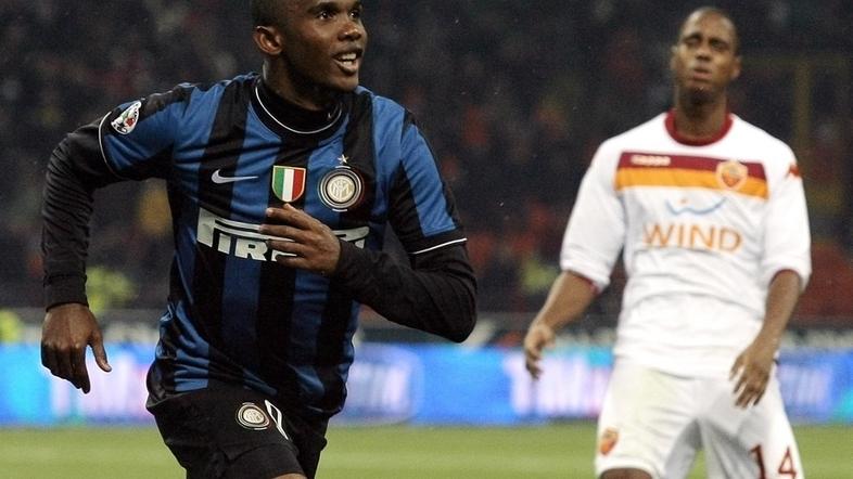 Samuel Eto'o je z golom v drugem polčasu Inter vrnil v igro za zmago. FOTO: Reut