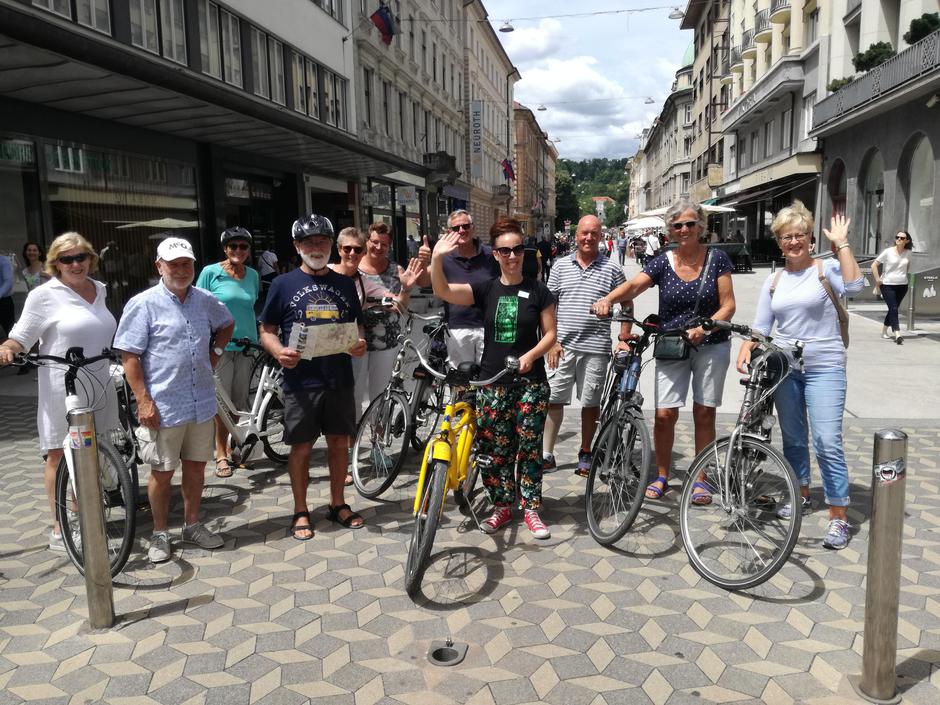 Kolesarski ogled Ljubljane | Avtor: Živa Lovšin