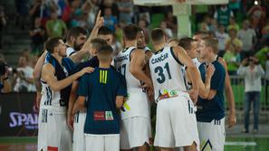 Reprezentančna tekma Slovenije in Hrvaške v košarki.