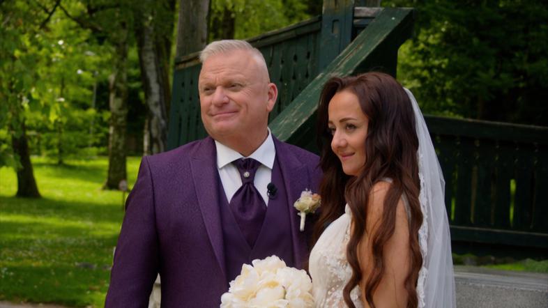 andrej štrk, renata preradović, poroka na prvi pogled