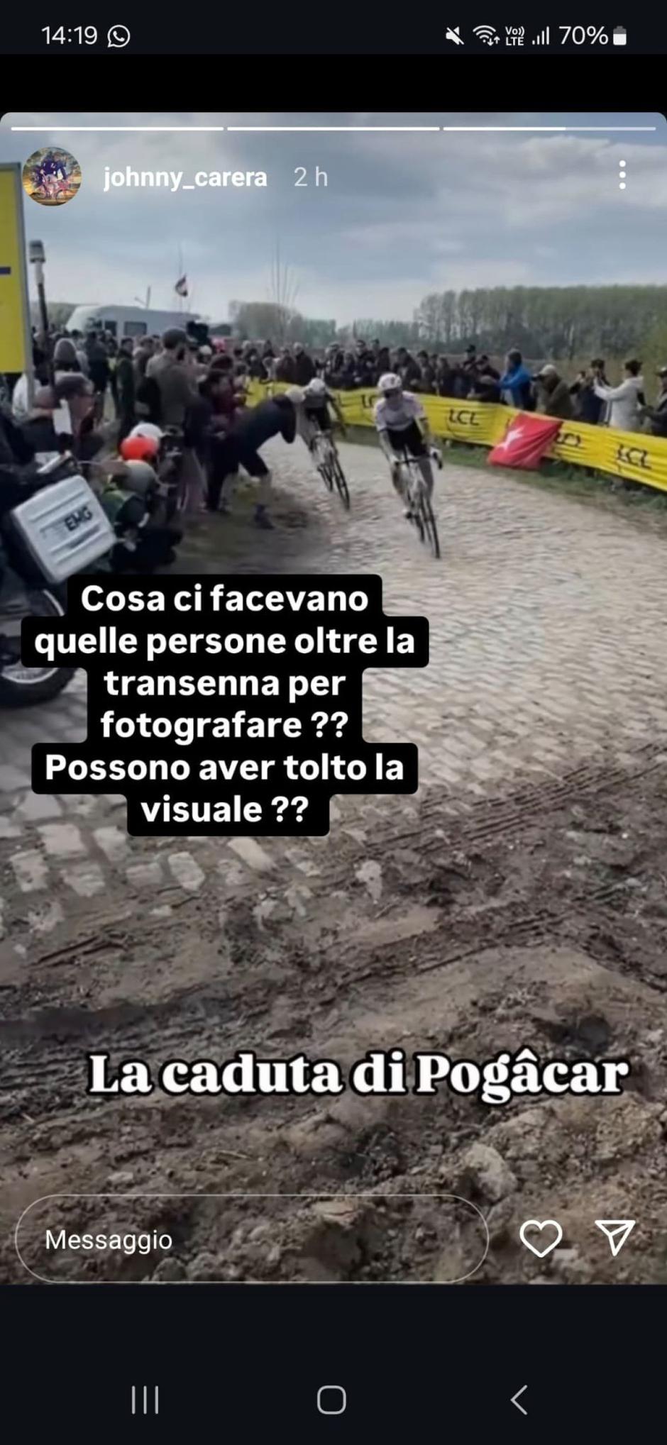 Objava Johnnyja Carere | Avtor: Instagram