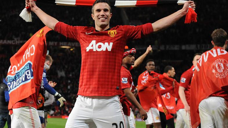 Van Persie Manchester United Aston Villa Premier League Anglija liga prvenstvo