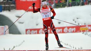 biatlon štafeta Norveška