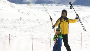 Novak Đoković smučanje Val Gardena