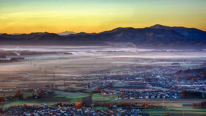 Slovenija vreme pokrajina