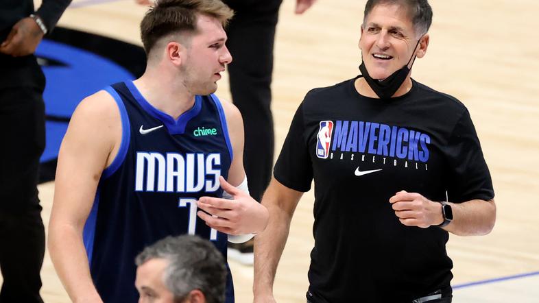 Luka Dončić in Mark Cuban