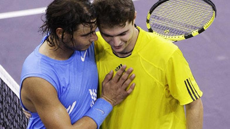 Gilles Simon je po pravem maratonu ugnal Rafaela Nadala