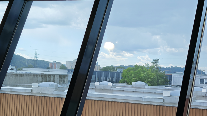 Vreme pred nevihto v Ljubljani