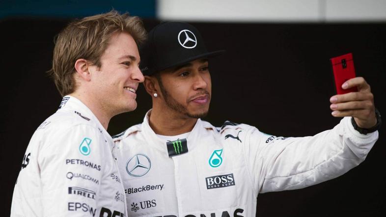 Nico Rosberg, Lewis Hamilton