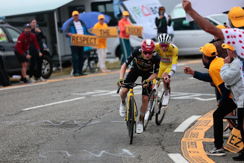 Jonas Vingegaard in Tadej Pogačar | Avtor: Profimedia