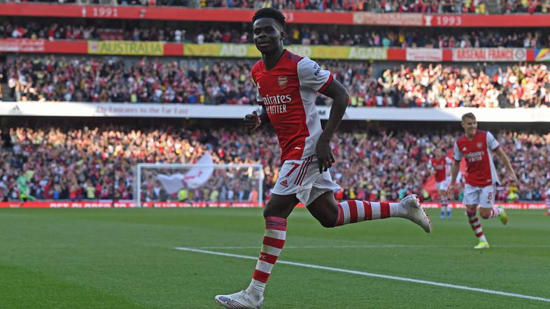 Bukayo Saka Arsenal Tottenham