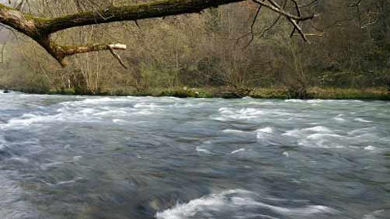 Zaradi obilnega deževja lahko narasejo nekatere reke.