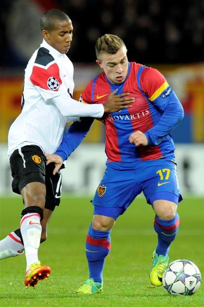 Young Shaquiri Shaqiri Basel Manchester United Liga prvakov