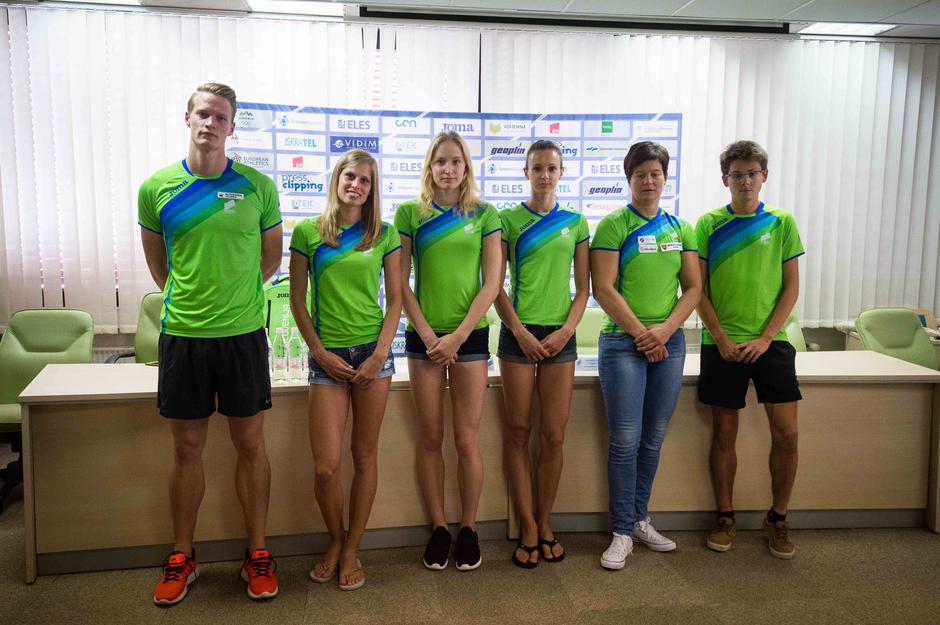 Novinarska konferenca Atletske zveze Slovenije pred SP V Londonu in sprejem atletov po EP U20. | Avtor: Anže Petkovšek