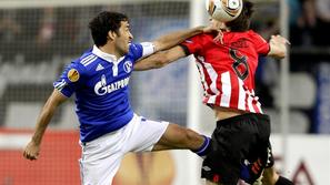 Raul Iturraspe Schalke Athletic Bilbao Evropska liga četrtfinale prva tekma