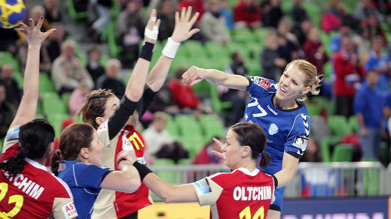 Krim Mercator Valcea liga prvakinj Stožice