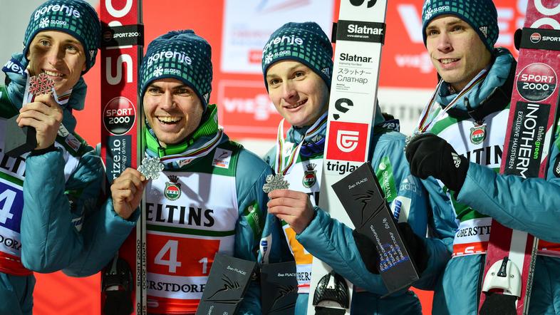 peter prevc jernej damjan domen prevc anže semenič orli sp v poletih oberstdorf