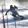 Mitja Dragšič je na zadnji slalomski tekmi v Garmisch-Partenkirchnu kot najboljš