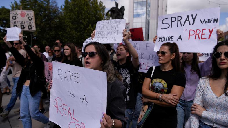 Priština protest