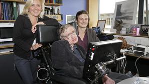 Lucy Hawking, Stephen Hawking in Christophe Galfard predstavljajo svojo novo knj