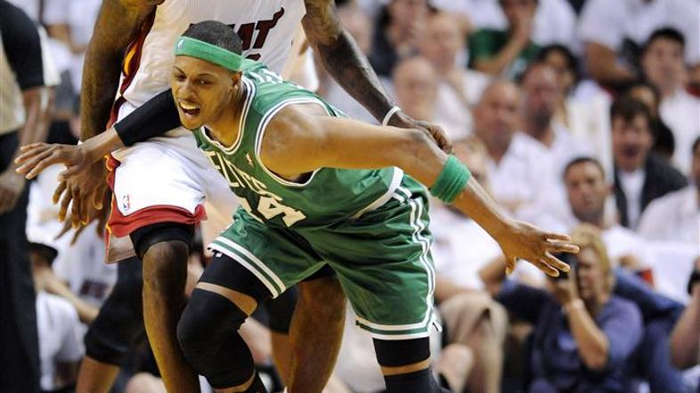 Paul Pierce in LeBron James