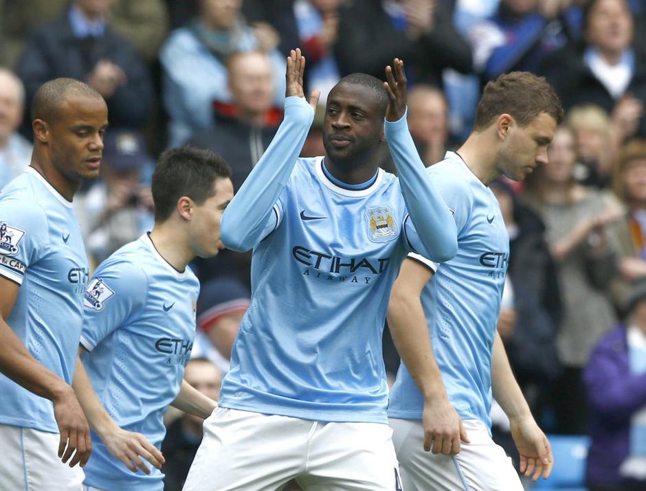 Yaya Toure Džeko Nasri Kompany Manchester City Southampton  | Avtor: Reuters