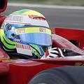 Felipe Massa v ponedeljek v svojem Ferrariju iz sezone 2007