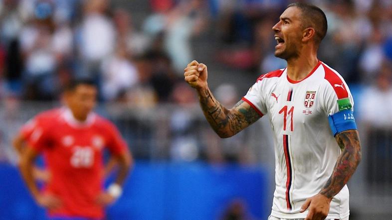 Aleksandar Kolarov Srbija Kostarika mundial