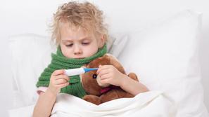 otrok vročina bolezen