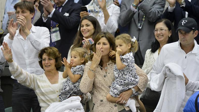 Myla in Charlene Federer, Mirka Federer