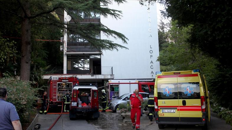 Požar v psihiatrični bolnišnici Lopača