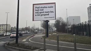 plakat z Gregorčičevim verzom