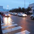 Veliko obiskovalcev se je namesto s svojimi vozili odpeljalo s taksijem. Pred kl