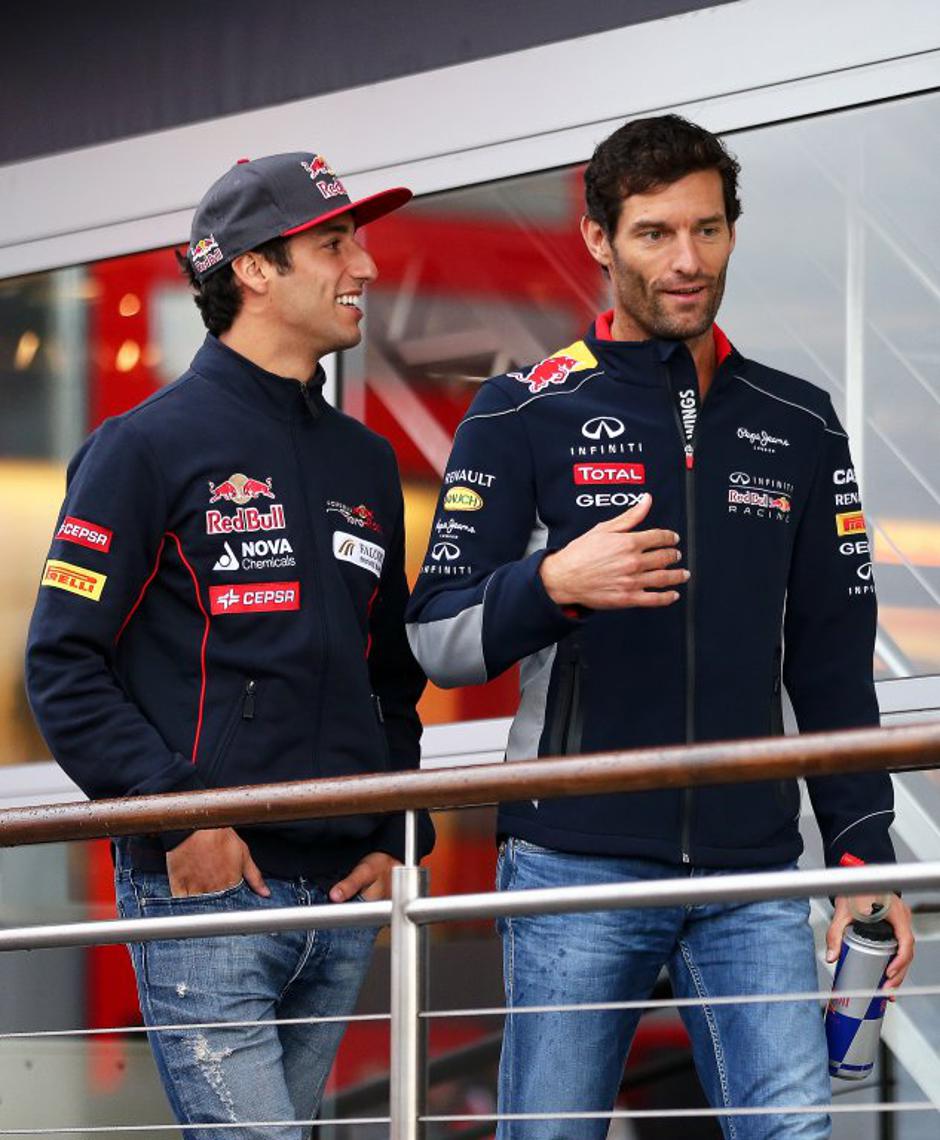 daniel ricciardo mark webber | Avtor: EPA
