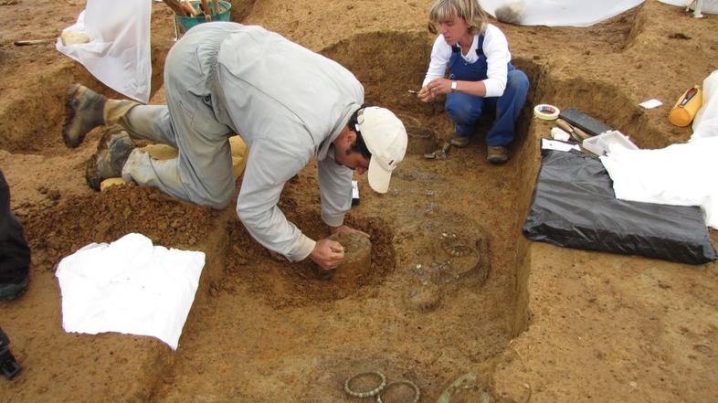 izkopavanja na Kapiteljski njivi